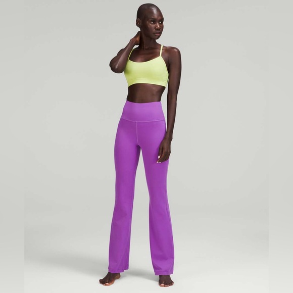 lululemon athletica Bright Purple Flare Leggings - Picture 1 of 8